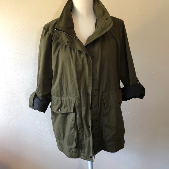 Forever 21 Olive Green Jacket Size M - Picture 5 of 8